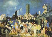 George Wesley Bellows Riverfront No. 1 china oil painting artist